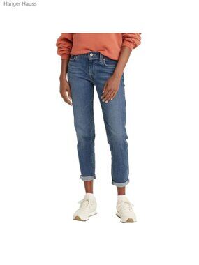 Levi's New Boyfriend High Rise Tapered Leg Jeans